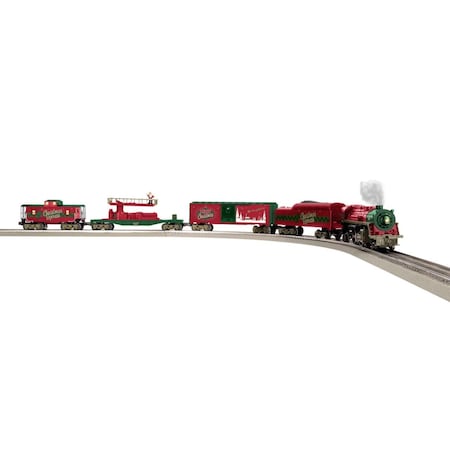 Lionel O Christmas Celebration LionChief Set with 2-4-2 Steam Locomotive LNL2223020